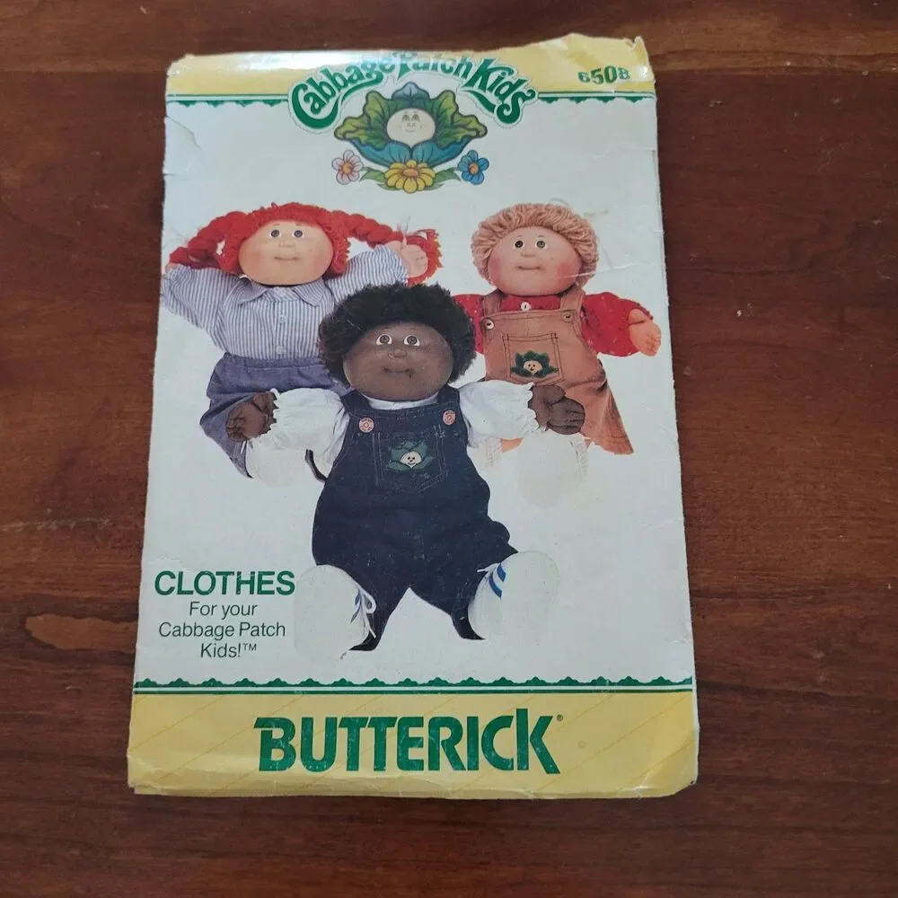6508 Vintage Cabbage Patch Sewing Pattern Clothes Butterick